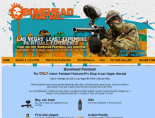 Tablet Screenshot of boneheadpaintball.com